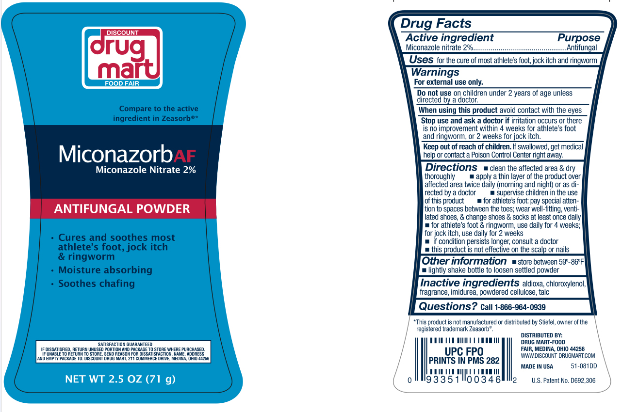 NDC 53943 008 Miconazole Nitrate Miconazorb Af Powder
